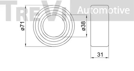 Фото WB1751 Комплект подшипника TREVI AUTOMOTIVE {forloop.counter}}