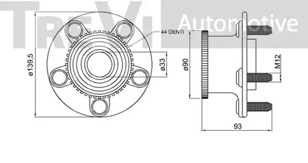 Фото WB1763 Комплект подшипника TREVI AUTOMOTIVE {forloop.counter}}