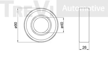 Фото WB1764 Комплект подшипника TREVI AUTOMOTIVE {forloop.counter}}