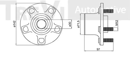 Фото WB1770 Комплект подшипника TREVI AUTOMOTIVE {forloop.counter}}