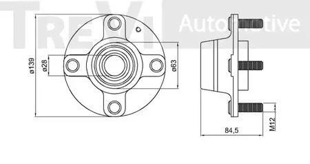 Фото WB1774 Комплект подшипника TREVI AUTOMOTIVE {forloop.counter}}