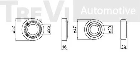 Фото WB1776 Комплект подшипника TREVI AUTOMOTIVE {forloop.counter}}