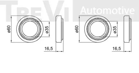 Фото WB1778 Комплект подшипника TREVI AUTOMOTIVE {forloop.counter}}