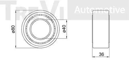 Фото WB1780 Комплект подшипника TREVI AUTOMOTIVE {forloop.counter}}