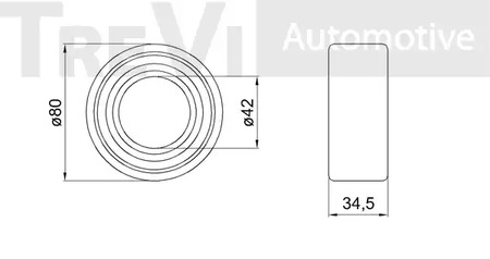 Фото WB1782 Комплект подшипника TREVI AUTOMOTIVE {forloop.counter}}