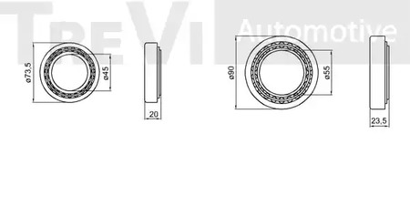 Фото WB1783 Комплект подшипника TREVI AUTOMOTIVE {forloop.counter}}