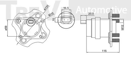 Фото WB1788 Комплект подшипника TREVI AUTOMOTIVE {forloop.counter}}