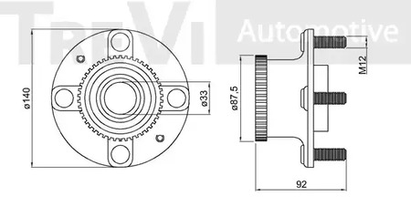 Фото WB1790 Комплект подшипника TREVI AUTOMOTIVE {forloop.counter}}