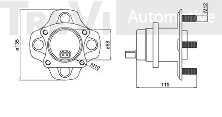 Фото WB1798 Комплект подшипника TREVI AUTOMOTIVE {forloop.counter}}