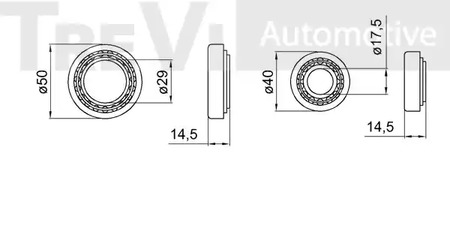 Фото WB1817 Комплект подшипника TREVI AUTOMOTIVE {forloop.counter}}