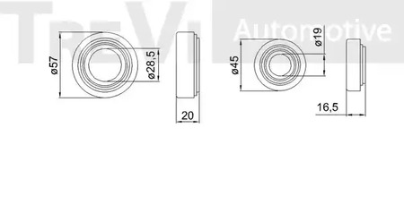 Фото WB1822 Комплект подшипника TREVI AUTOMOTIVE {forloop.counter}}