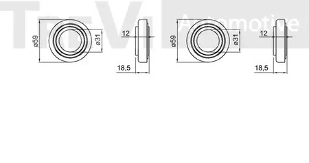 Фото WB1826 Комплект подшипника TREVI AUTOMOTIVE {forloop.counter}}