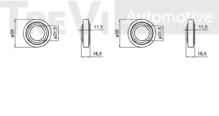 Фото WB1827 Комплект подшипника TREVI AUTOMOTIVE {forloop.counter}}