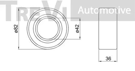 Фото WB1830 Комплект подшипника TREVI AUTOMOTIVE {forloop.counter}}