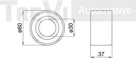 Фото WB1833 Комплект подшипника TREVI AUTOMOTIVE {forloop.counter}}