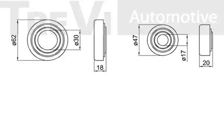 Фото WB1847 Комплект подшипника TREVI AUTOMOTIVE {forloop.counter}}