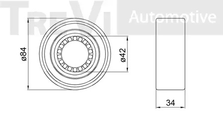 Фото WB1860 Комплект подшипника TREVI AUTOMOTIVE {forloop.counter}}