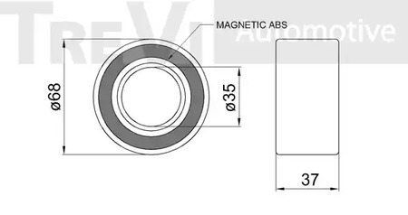 Фото WB1871 Комплект подшипника TREVI AUTOMOTIVE {forloop.counter}}