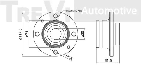 Фото WB1874 Комплект подшипника TREVI AUTOMOTIVE {forloop.counter}}