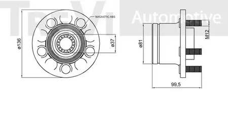 Фото WB1877 Комплект подшипника TREVI AUTOMOTIVE {forloop.counter}}