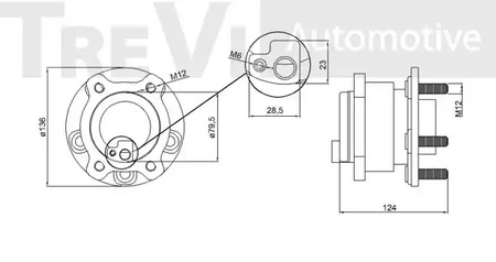 Фото WB1878 Комплект подшипника TREVI AUTOMOTIVE {forloop.counter}}