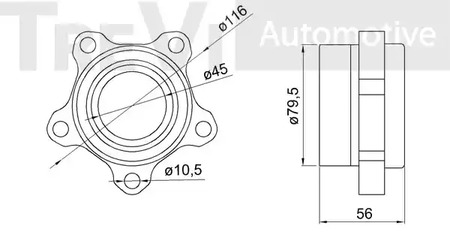 Фото WB1879 Комплект подшипника TREVI AUTOMOTIVE {forloop.counter}}