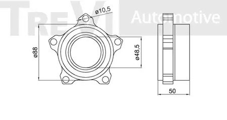 Фото WB1880 Комплект подшипника TREVI AUTOMOTIVE {forloop.counter}}