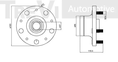 Фото WB1881 Комплект подшипника TREVI AUTOMOTIVE {forloop.counter}}