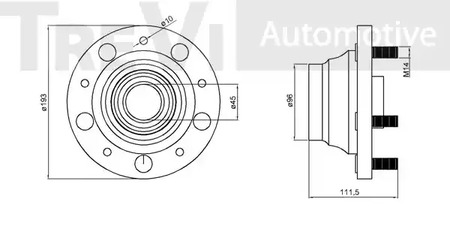 Фото WB1882 Комплект подшипника TREVI AUTOMOTIVE {forloop.counter}}