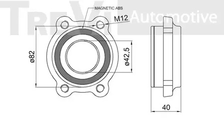 Фото WB1890 Комплект подшипника TREVI AUTOMOTIVE {forloop.counter}}