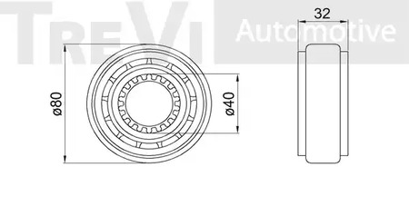 Фото WB1906 Комплект подшипника TREVI AUTOMOTIVE {forloop.counter}}