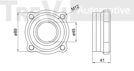 Фото WB1907 Комплект подшипника TREVI AUTOMOTIVE {forloop.counter}}