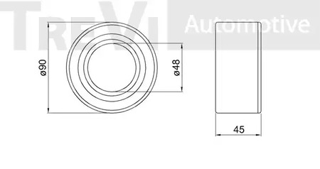 Фото WB1908 Комплект подшипника TREVI AUTOMOTIVE {forloop.counter}}