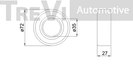 Фото WB1909 Комплект подшипника TREVI AUTOMOTIVE {forloop.counter}}