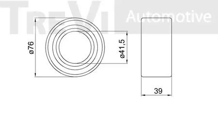 Фото WB1914 Комплект подшипника TREVI AUTOMOTIVE {forloop.counter}}