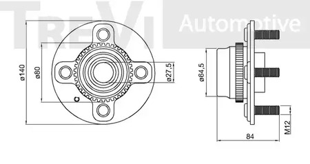 Фото WB1915 Комплект подшипника TREVI AUTOMOTIVE {forloop.counter}}