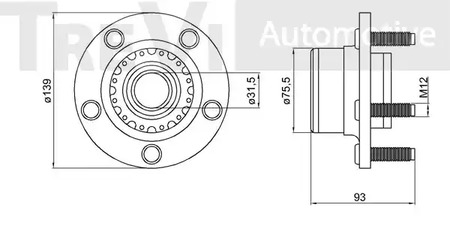 Фото WB1916 Комплект подшипника TREVI AUTOMOTIVE {forloop.counter}}