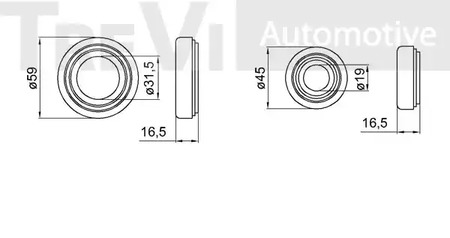 Фото WB1934 Комплект подшипника TREVI AUTOMOTIVE {forloop.counter}}