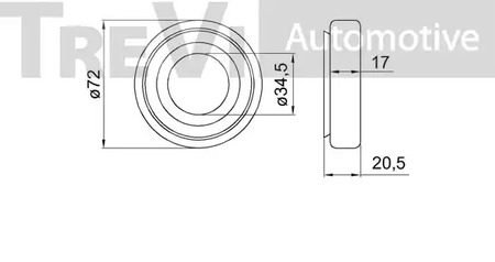 Фото WB1937 Комплект подшипника TREVI AUTOMOTIVE {forloop.counter}}