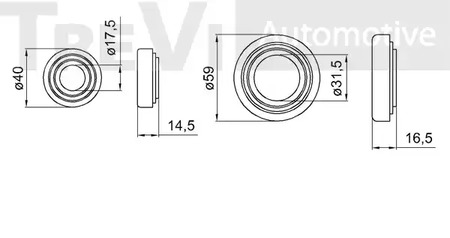 Фото WB1960 Комплект подшипника TREVI AUTOMOTIVE {forloop.counter}}