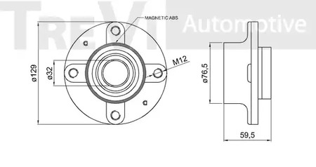 Фото WB1968 Комплект подшипника TREVI AUTOMOTIVE {forloop.counter}}