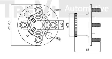 Фото WB1993 Комплект подшипника TREVI AUTOMOTIVE {forloop.counter}}