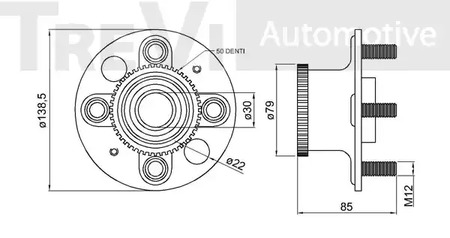 Фото WB1994 Комплект подшипника TREVI AUTOMOTIVE {forloop.counter}}