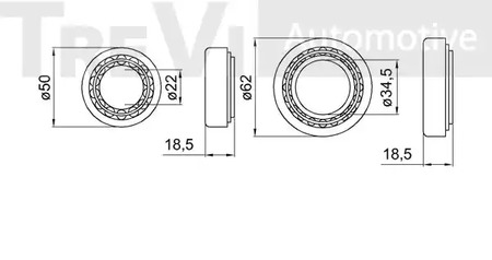 Фото WB2001 Комплект подшипника TREVI AUTOMOTIVE {forloop.counter}}