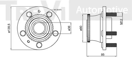 Фото WB2020 Комплект подшипника TREVI AUTOMOTIVE {forloop.counter}}