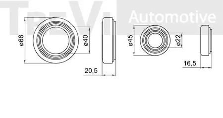 Фото WB2023 Комплект подшипника TREVI AUTOMOTIVE {forloop.counter}}