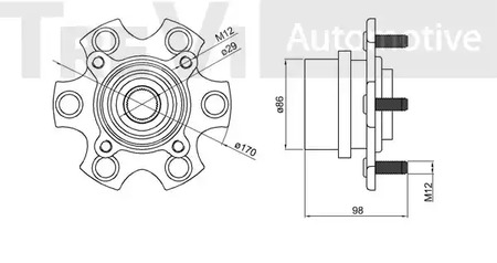 Фото WB2028 Комплект подшипника TREVI AUTOMOTIVE {forloop.counter}}