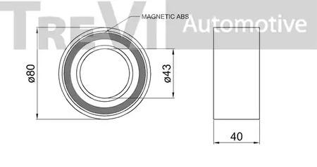 Фото WB2030 Комплект подшипника TREVI AUTOMOTIVE {forloop.counter}}