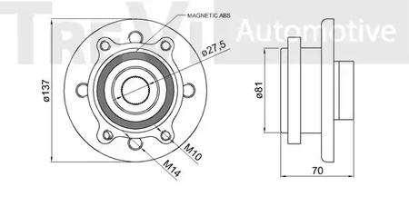 Фото WB2032 Комплект подшипника TREVI AUTOMOTIVE {forloop.counter}}