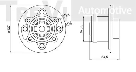 Фото WB2033 Комплект подшипника TREVI AUTOMOTIVE {forloop.counter}}